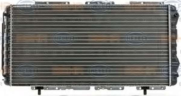 Радіатор, охолодження двигуна HELLA 8MK 376 700-564 - Фото 4