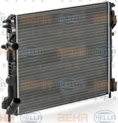 Радіатор, охолодження двигуна HELLA 8MK 376 700-574 - Фото 5