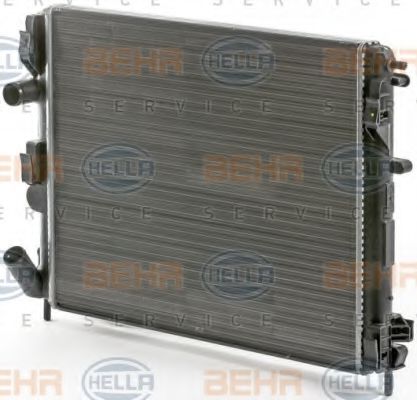 Радіатор, охолодження двигуна HELLA 8MK 376 700-574 - Фото 6