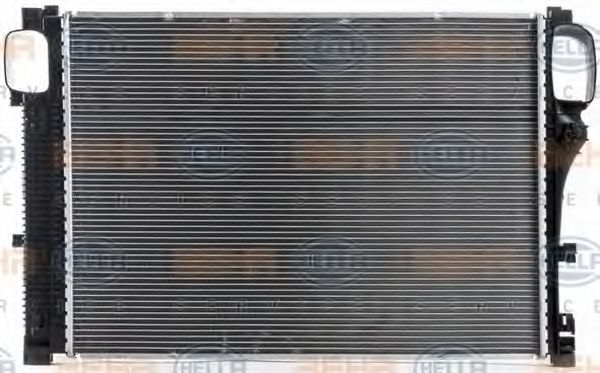 Радиатор, охлаждение двигателя HELLA 8MK 376 700-614 BEHR HELLA SERVICE Version ALTERNATIVE - Фото 4