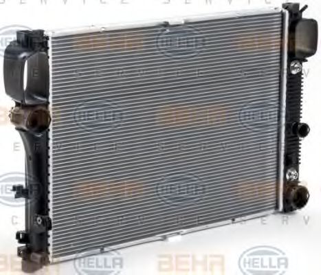 Радиатор, охлаждение двигателя HELLA 8MK 376 700-614 BEHR HELLA SERVICE Version ALTERNATIVE - Фото 5