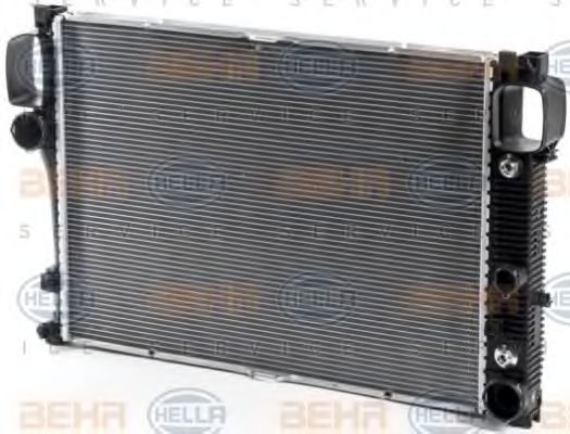 Радиатор, охлаждение двигателя HELLA 8MK 376 700-614 BEHR HELLA SERVICE Version ALTERNATIVE - Фото 6