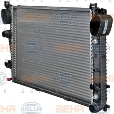Радіатор, охолодження двигуна HELLA 8MK 376 712-594 - Фото 6