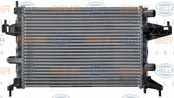 Радиатор, охлаждение двигателя HELLA 8MK 376 714-344 BEHR HELLA SERVICE Version ALTERNATIVE - Фото 1