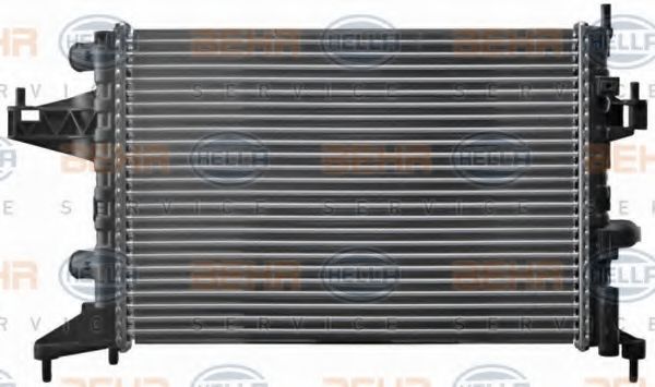 Радиатор, охлаждение двигателя HELLA 8MK 376 714-344 BEHR HELLA SERVICE Version ALTERNATIVE - Фото 4