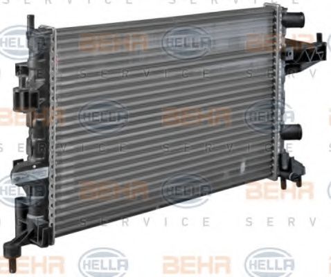 Радиатор, охлаждение двигателя HELLA 8MK 376 714-344 BEHR HELLA SERVICE Version ALTERNATIVE - Фото 5