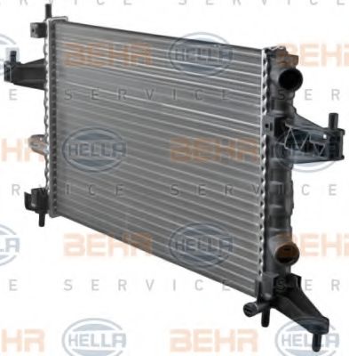 Радиатор, охлаждение двигателя HELLA 8MK 376 714-344 BEHR HELLA SERVICE Version ALTERNATIVE - Фото 6