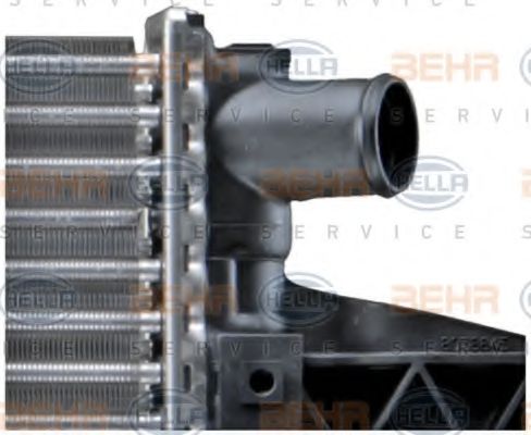 Радиатор, охлаждение двигателя HELLA 8MK 376 714-344 BEHR HELLA SERVICE Version ALTERNATIVE - Фото 7