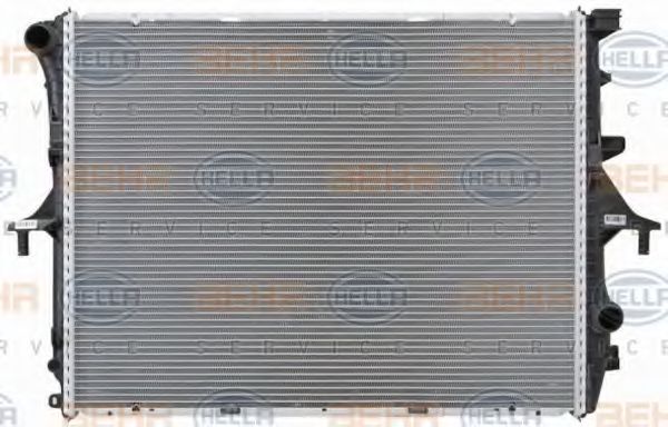 Радиатор, охлаждение двигателя HELLA 8MK 376 719-004 BEHR HELLA SERVICE Version ALTERNATIVE - Фото 1