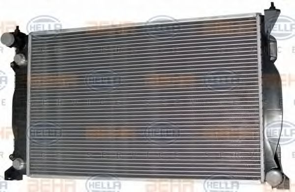 Радіатор, охолодження двигуна HELLA 8MK 376 790-531 - Фото 1
