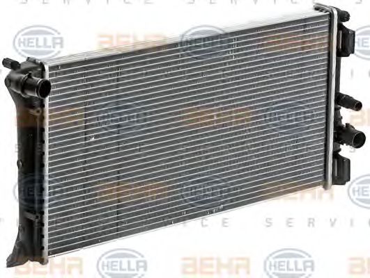 Радиатор, охлаждение двигателя HELLA 8MK 376 900-264 BEHR HELLA SERVICE Version ALTERNATIVE - Фото 5