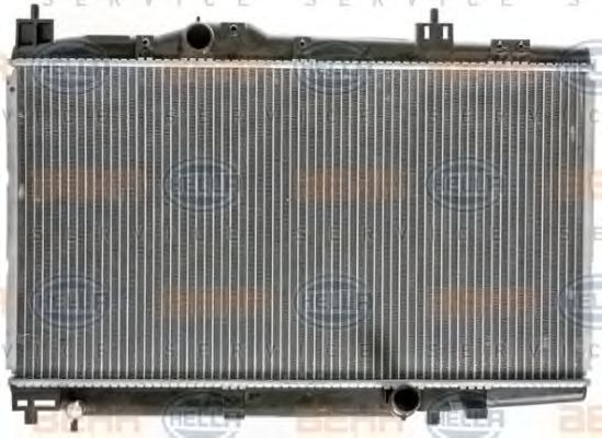 Радиатор, охлаждение двигателя HELLA 8MK 376 900-344 BEHR HELLA SERVICE Version ALTERNATIVE - Фото 1