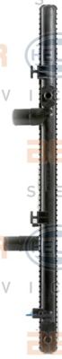 Радиатор, охлаждение двигателя HELLA 8MK 376 900-344 BEHR HELLA SERVICE Version ALTERNATIVE - Фото 2