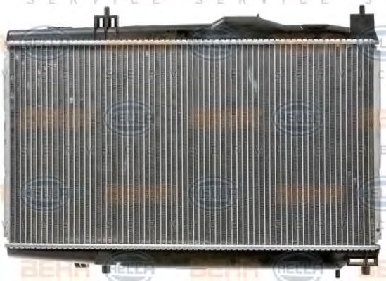 Радиатор, охлаждение двигателя HELLA 8MK 376 900-344 BEHR HELLA SERVICE Version ALTERNATIVE - Фото 4