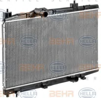 Радиатор, охлаждение двигателя HELLA 8MK 376 900-344 BEHR HELLA SERVICE Version ALTERNATIVE - Фото 5