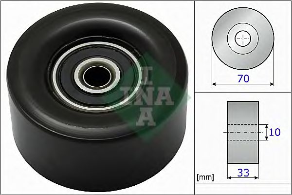 Направляющий / паразитный ролик  поликлинового ремня INA 532 0780 10