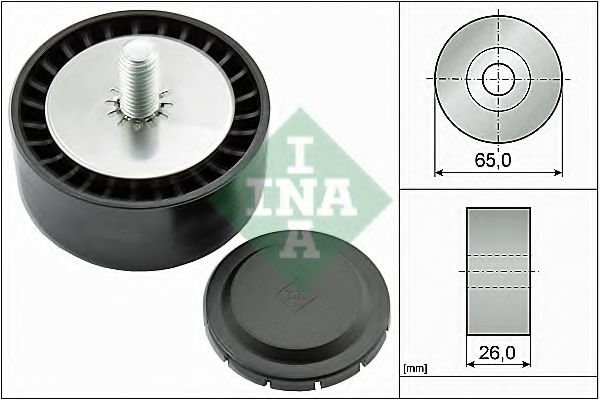 Направляющий / паразитный ролик  поликлинового ремня INA 532 0802 10