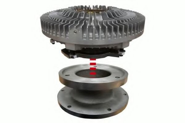 Вязкостная муфта вентилятора охолодження NRF 49021 - Фото 3