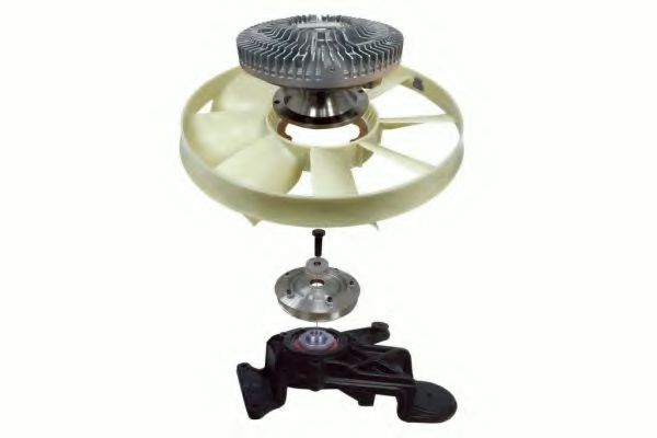 Вязкостная муфта вентилятора охолодження NRF 49028 - Фото 4