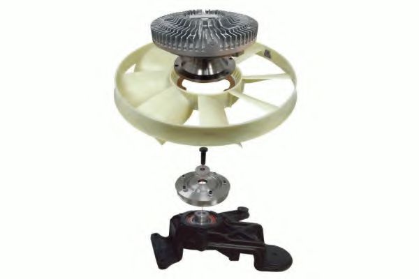 Вязкостная муфта вентилятора охолодження NRF 49028 - Фото 5
