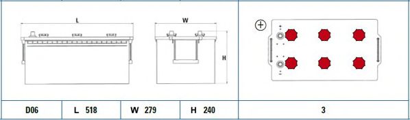 Стартерная аккумуляторная батарея EXIDE EX2253 - Фото 1