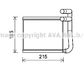 Радиатор отопителя AVA QUALITY COOLING HY6393