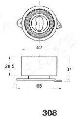 Натяжитель ремня ГРМ ASHIKA 45-03-308 - Фото 1