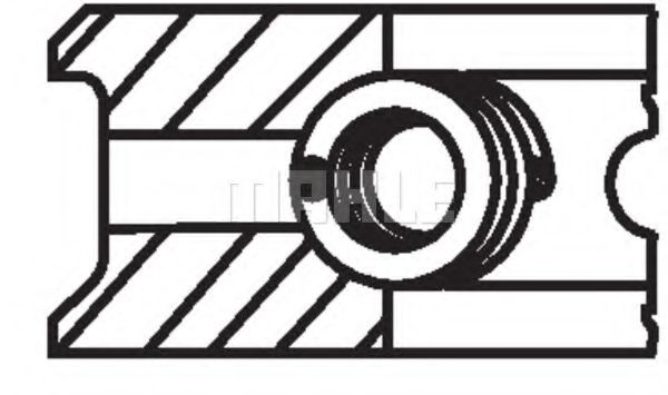 Поршневые кольца MAHLE ORIGINAL 083 26 N1 - Фото 1