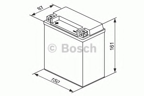 Стартерная акумуляторна батарея BOSCH 0 092 M60 220 - Фото 4