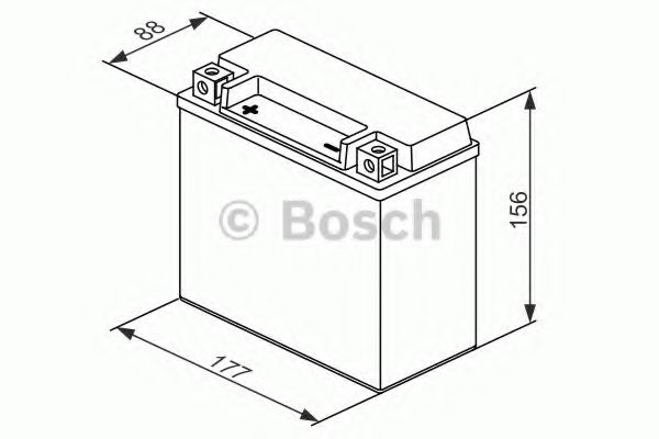 Стартерная аккумуляторная батарея BOSCH 0 092 M60 240 M6 - Фото 4