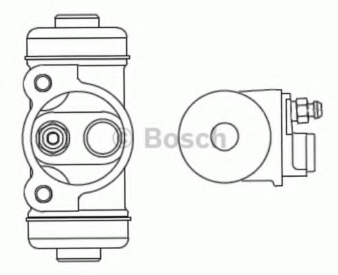 Колесный тормозной цилиндр BOSCH F 026 002 349 - Фото 1