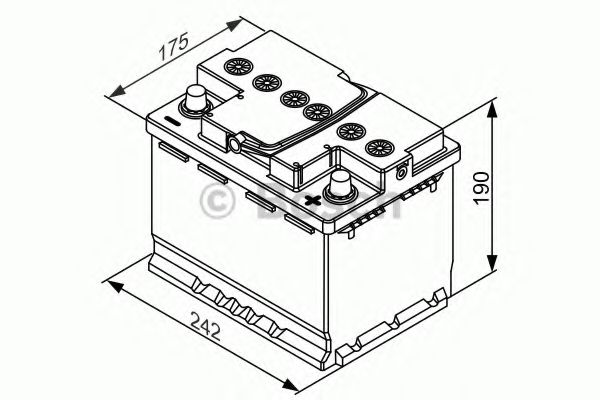 Стартерная аккумуляторная батарея BOSCH 0 092 S5A 050 S5A - Фото 4