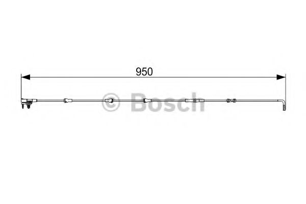 Датчик износа колодок BOSCH 1 987 473 564 - Фото 1