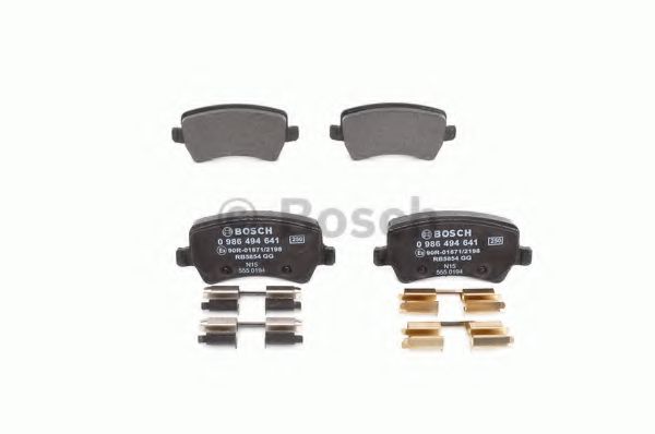 Тормозные колодки BOSCH 0 986 494 641 - Фото 1