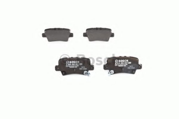 Тормозные колодки BOSCH 0 986 494 642 - Фото 2