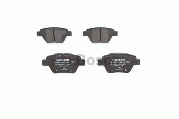 Тормозные колодки BOSCH 0 986 494 643 - Фото 1