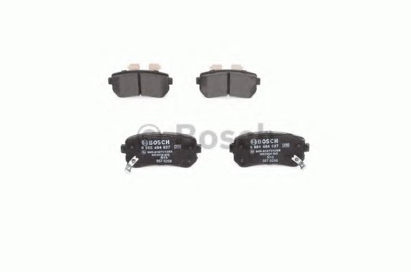 Тормозные колодки BOSCH 0 986 494 627 - Фото 5