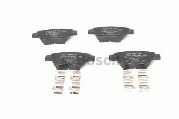 Тормозные колодки BOSCH 0 986 494 643 - Фото 7
