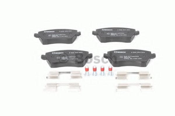 Тормозные колодки BOSCH 0 986 494 592 - Фото 4