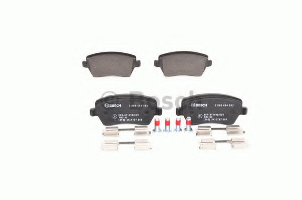 Тормозные колодки BOSCH 0 986 494 592 - Фото 5