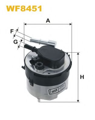Топливный фильтр WIX FILTERS WF8451 - Фото 1