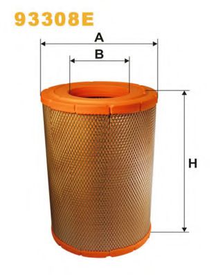 Воздушный фильтр WIX FILTERS 93308E - Фото 1