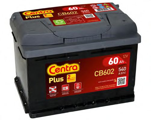 Стартерная аккумуляторная батарея CENTRA CB602 - Фото 1