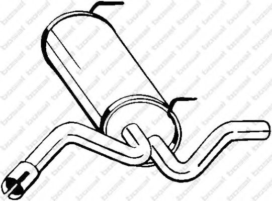 Глушитель BOSAL 185-199