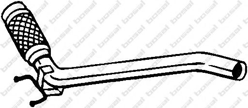 Труба выхлопного газа BOSAL 800-201
