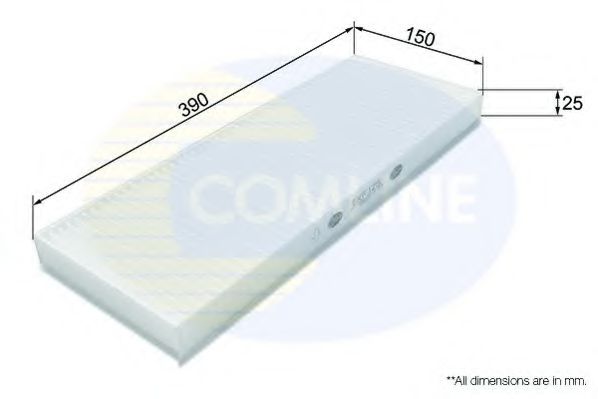 Фильтр салона COMLINE EKF125 - Фото 1