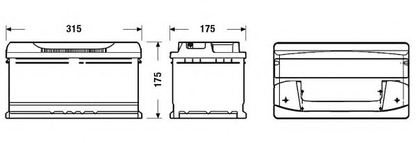 Стартерная аккумуляторная батарея DETA DB802 - Фото 1