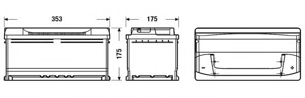 Стартерная аккумуляторная батарея DETA DB852 - Фото 1