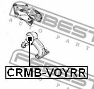 Подушка двигателя FEBEST CRMB-VOYRR - Фото 1