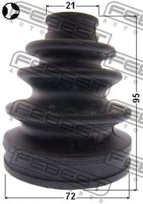 Пыльник ШРУСА FEBEST 0115-1NZFE - Фото 1